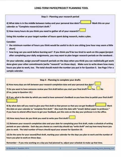 what means long term assignment